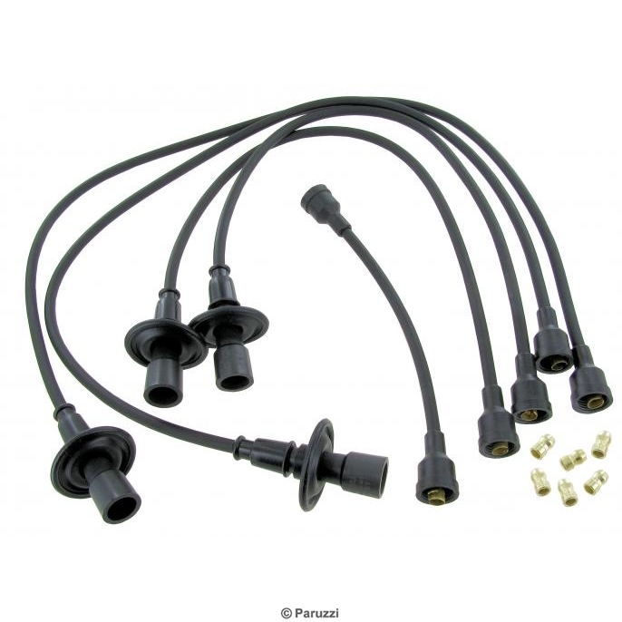 2164  Stock ignition wire kit black (A-quality).